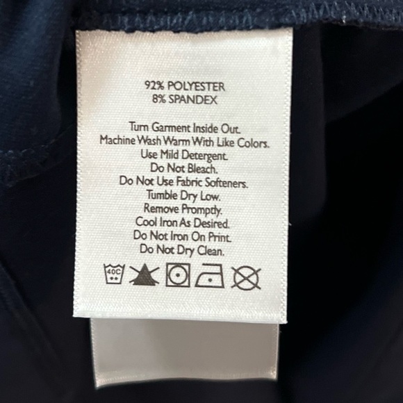 ⚫️ BOGO Eddie Bauer sleeveless sundress size medium navy blue summer dress - Picture 5 of 7